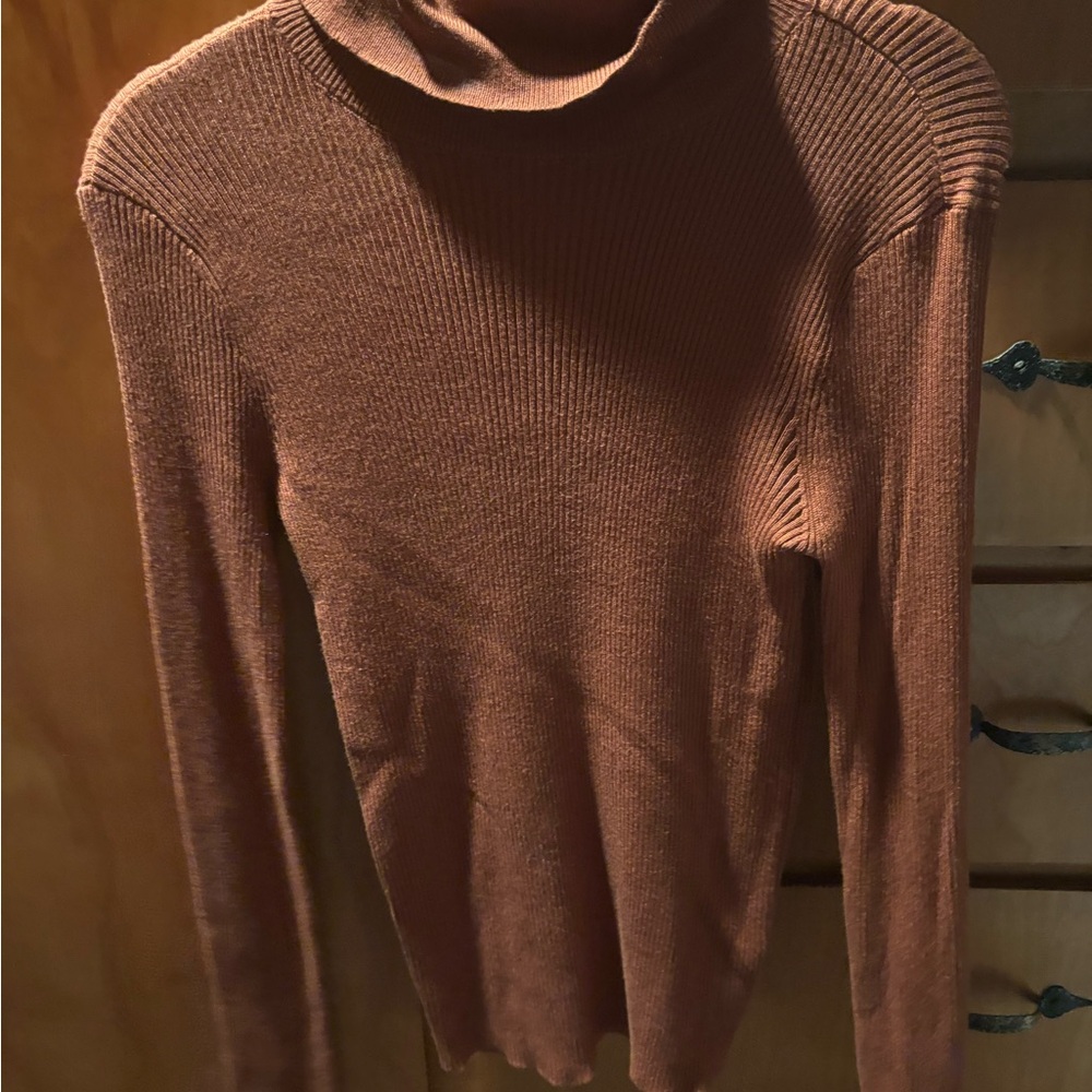 Nine West Women's Cowl Neck Sweater in Rust